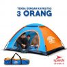 Tenda Camping Army Dome 2-3 Orang Anti Air